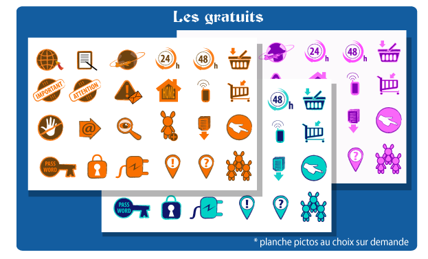 des pictos gratuits