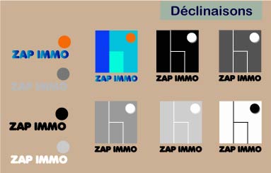 conception des déclinaisons de logo